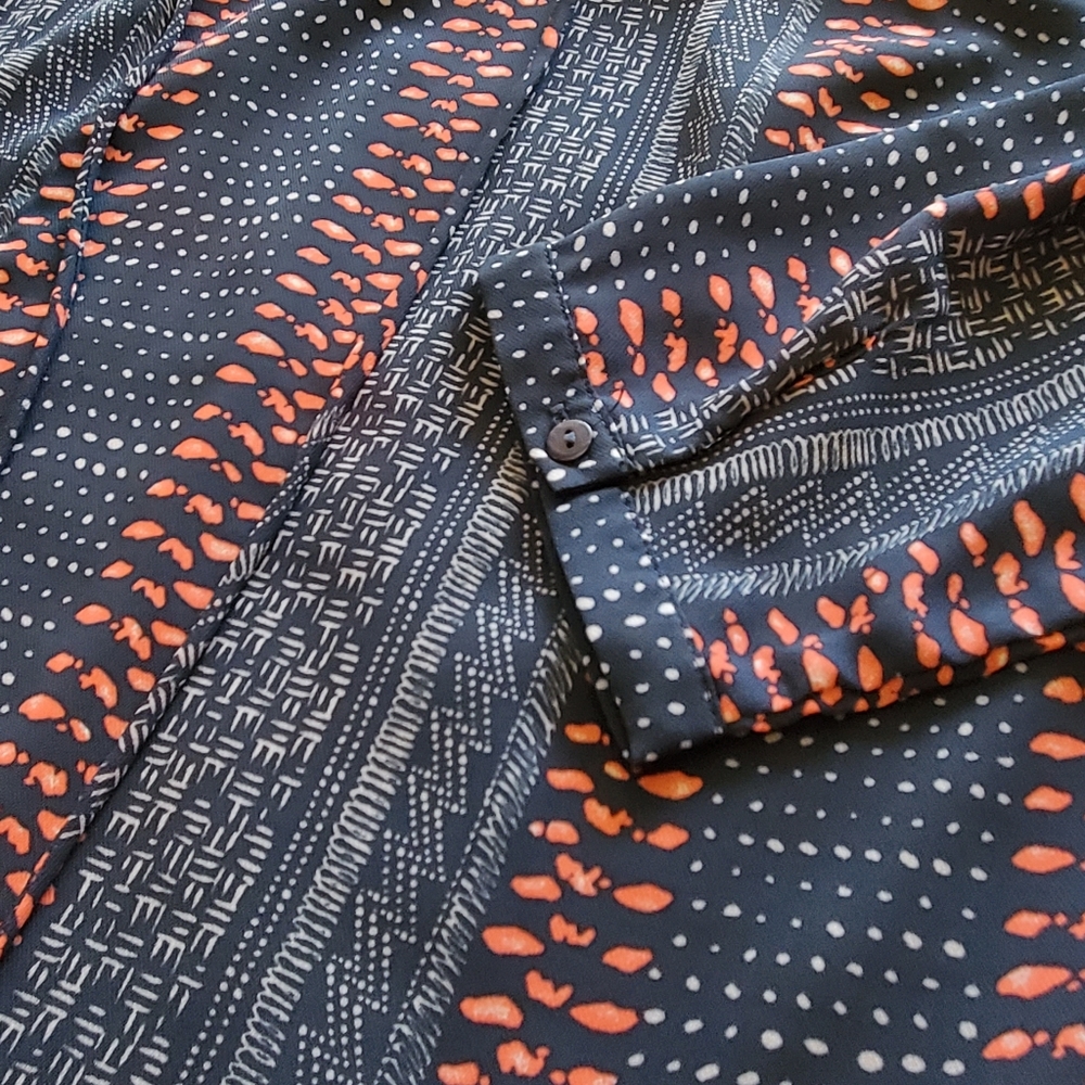 EUC - Skies Are Blue | 3/4 Sleeve Blouse Size M - Picture 9 of 9